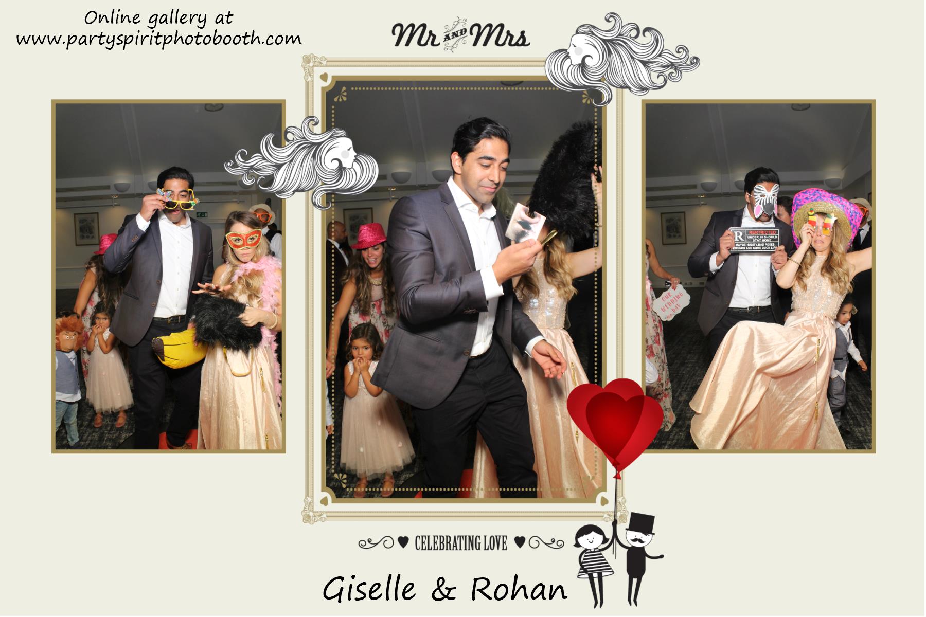 Giselle and Rohan's Wedding | View more photos from the event at gallery.partyspiritphotobooth.com/u/PartySpiritPhotoBooth/Giselle-and-Rohans-Wedding